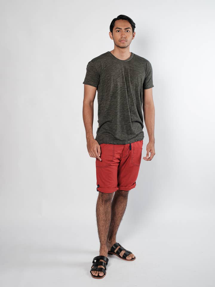 Berlinggo Linen Kort Byxor för wholesale av Gingersnap Official Bali