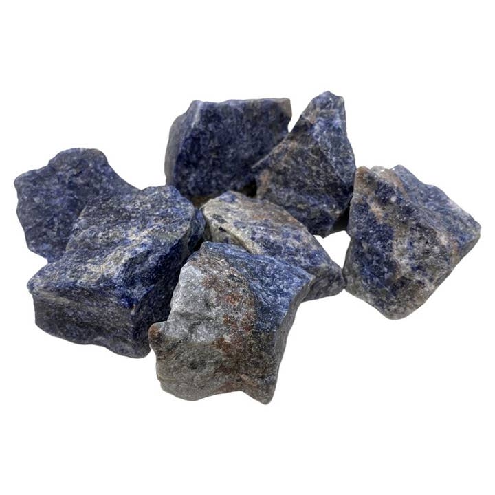 Raw Rough Cut Crystals Pack, 1kg, Sodalite for wholesale by Heaven Spring Ltd