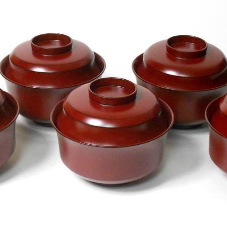 Tenryuji Bowl, Ancient Negoro/Tamare Lacquer Coating for wholesale by Greeting Life America