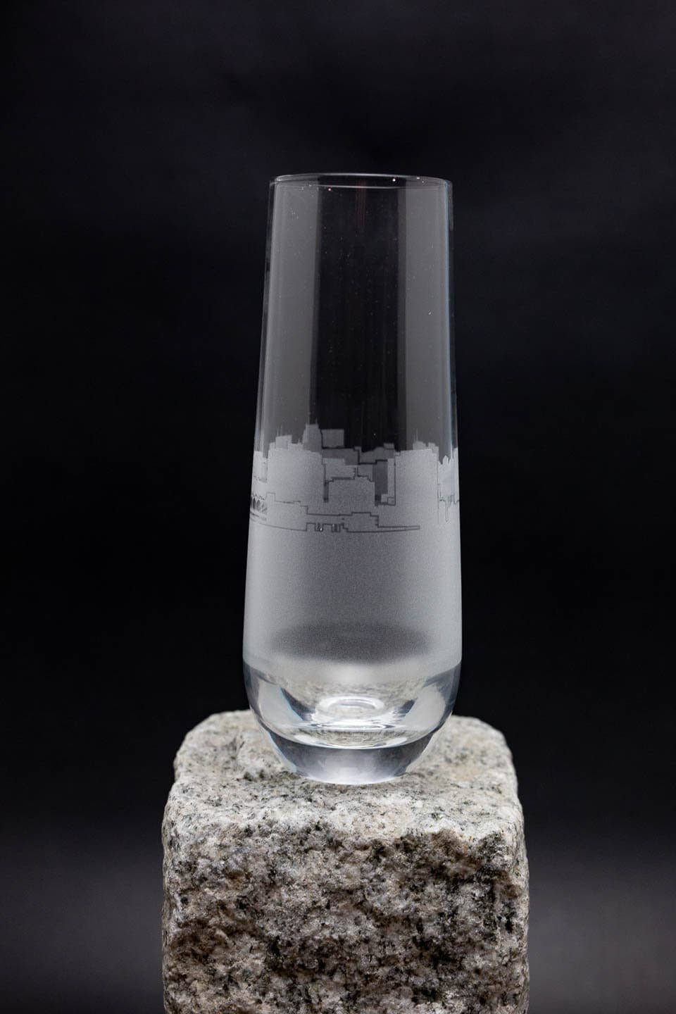 Urban & Etched – wholesale Champagne flute – Madison, Wisconsin Etched Stemless Champagne Flute Barware3