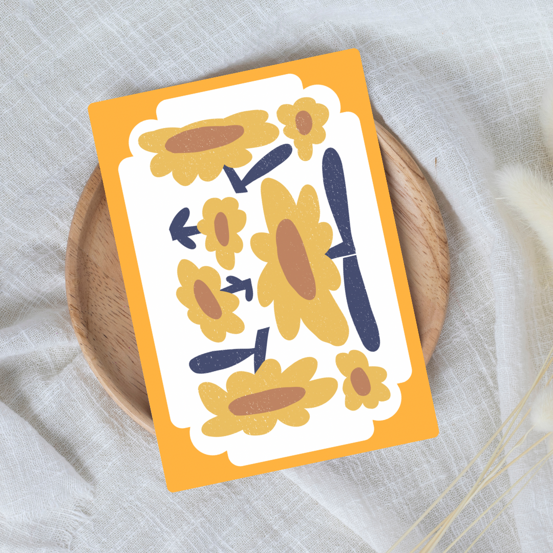 Paper Station - Vendita all'ingrosso Set di cartoleria/cancelleria - Set da 40 biglietti con fiori vintage in confezione bulk7