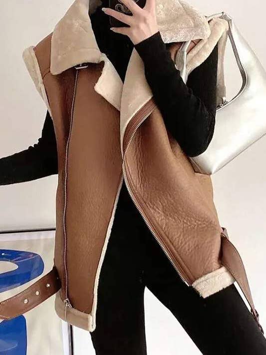 Fashion Combination - Venta al por mayor Chaleco de abrigo - Mujer - chaleco de piel6