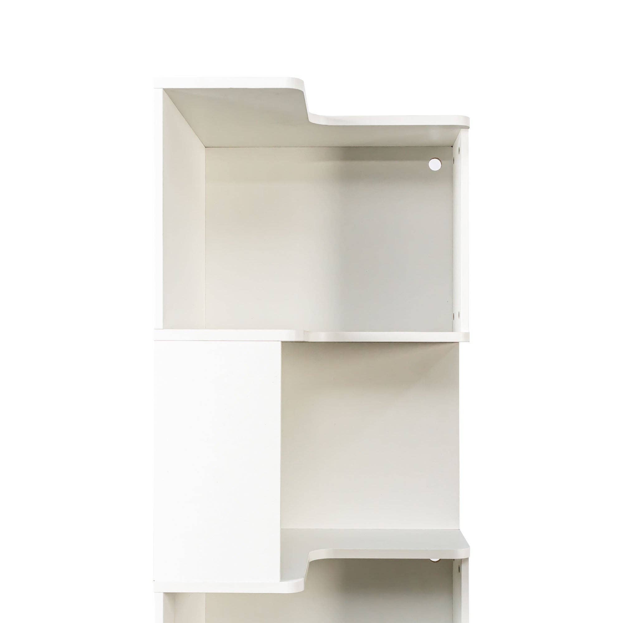 39F Inc. - Wholesale Bookcase - 5-Tier Corner Bookshelf with LED Lights for Display&Storage6