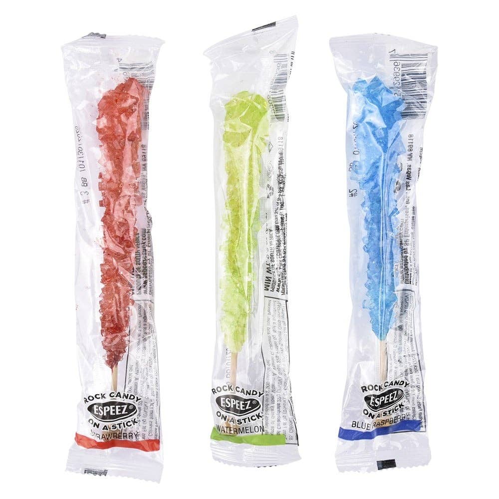 La Luna Bella - Toys - Wholesale Hard Candy - 6.5" ROCK CANDY POPS (k)  - LLB Candy1