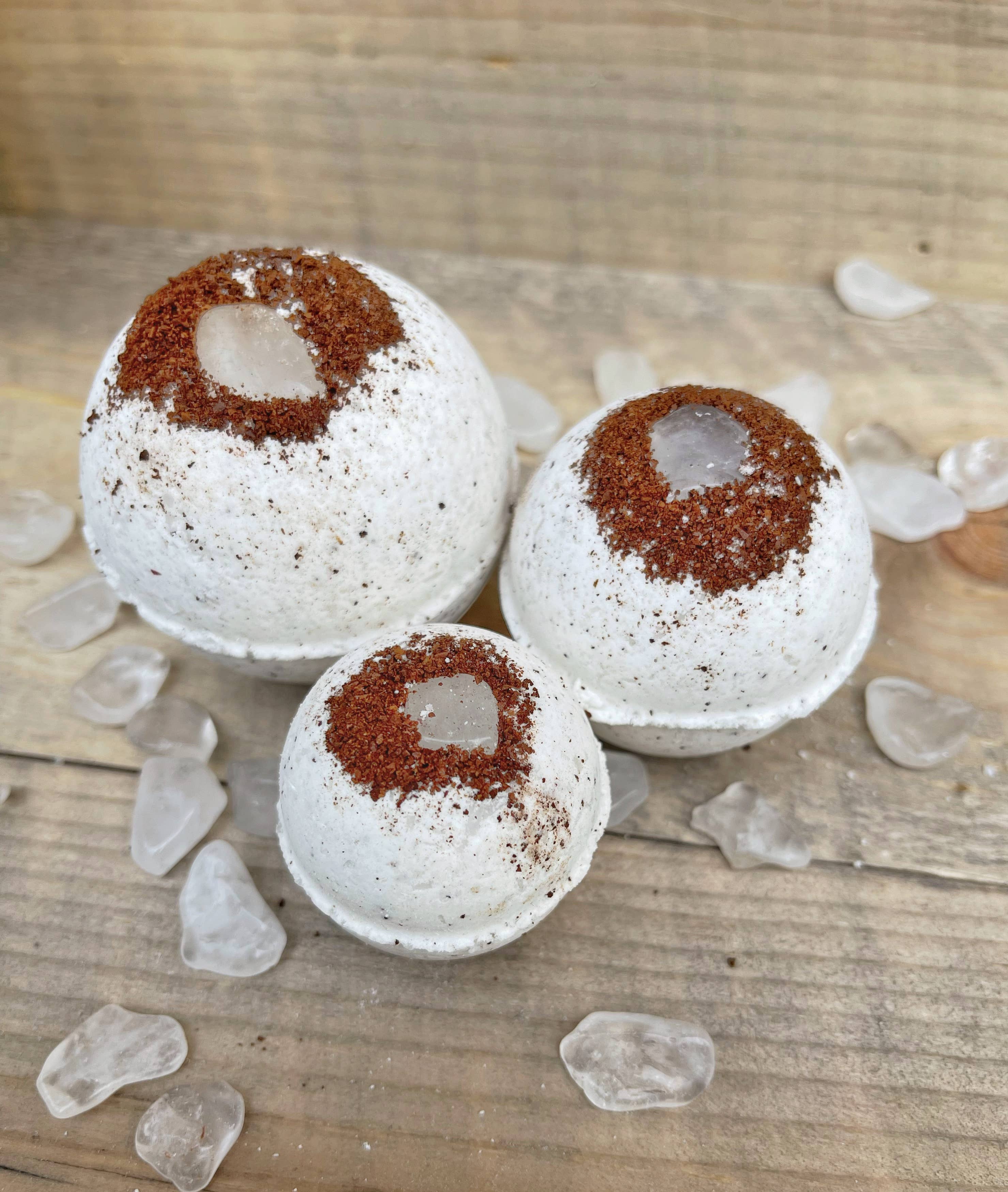 Rage Gems & Jewelry - Wholesale Bath Bomb/Fizz - Crystal Quartz & Coffee Bath Bombs2