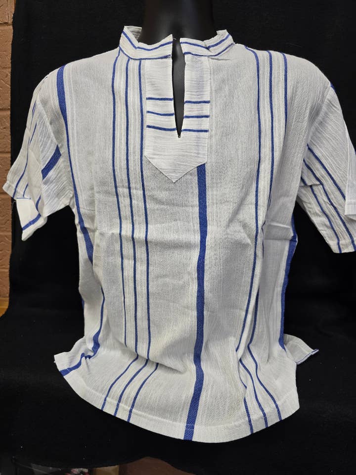 Men’s Classic Greek Cotton Shirt - Imported for wholesale by 2 Greeks Inc