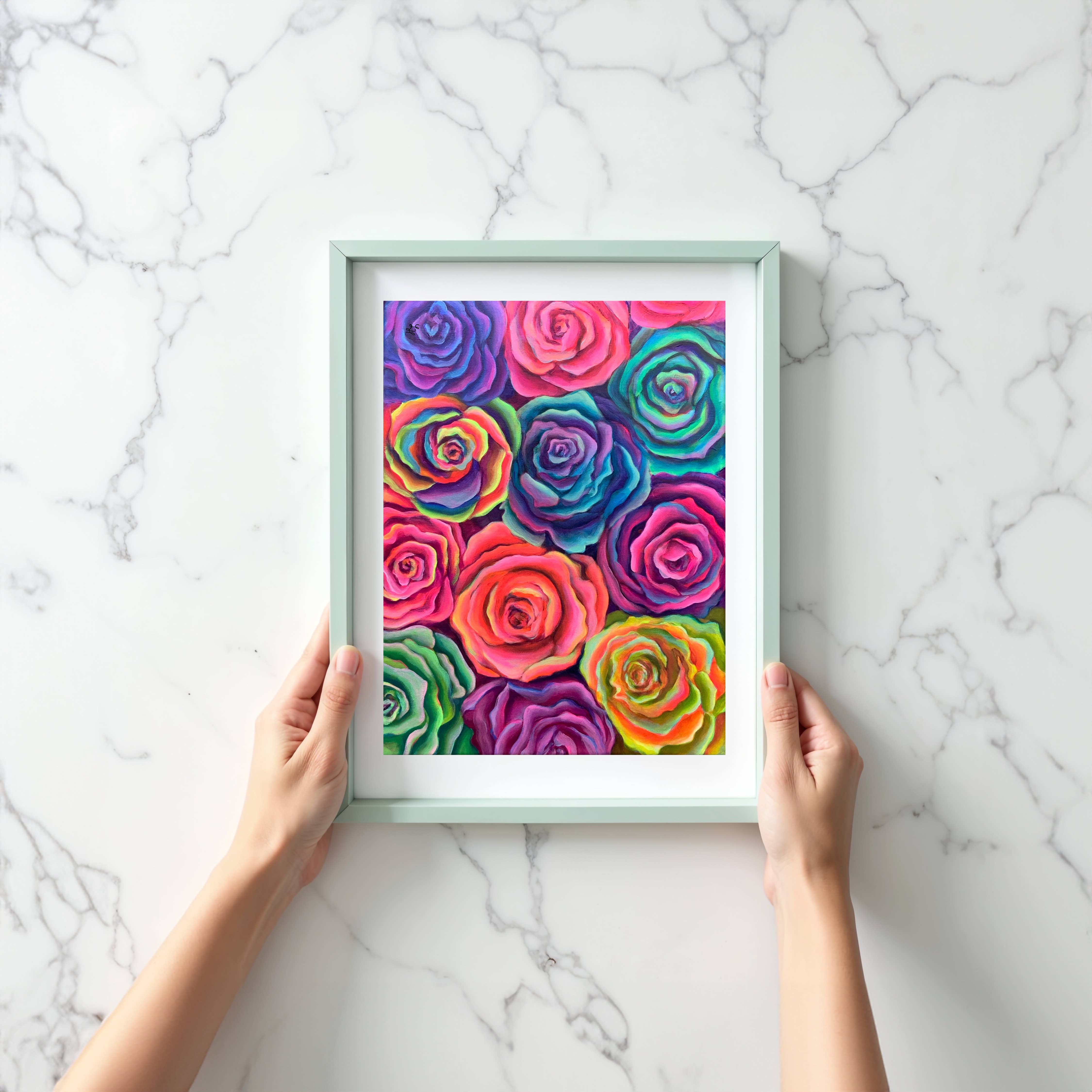 LinHopArt - Wholesale Art Print - Vibrant Blooms - Fine Art Print 1