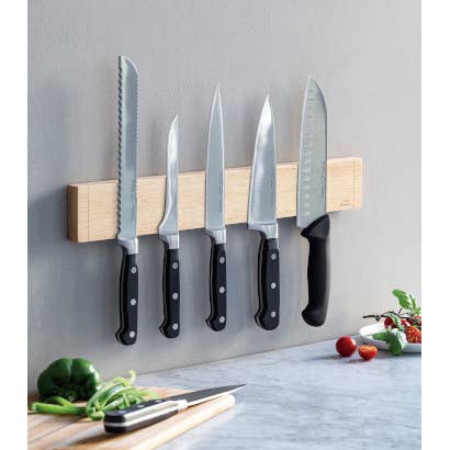 LACOR MENAJE PROFESIONAL S.L. – wholesale Knife storage – Wood Magnetic Knife Holder2