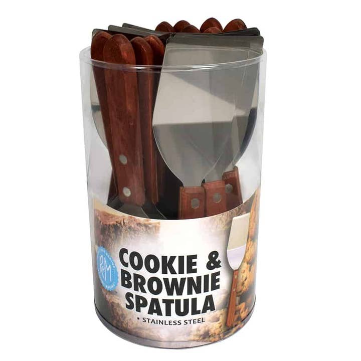 Spatula 7.5" W/ Wood Handle Bucket /24 for wholesale by R&M International