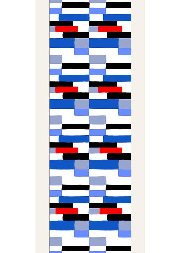 140 scarf - Delaunay Sonia - Rectangles for wholesale by Brochier Soieries