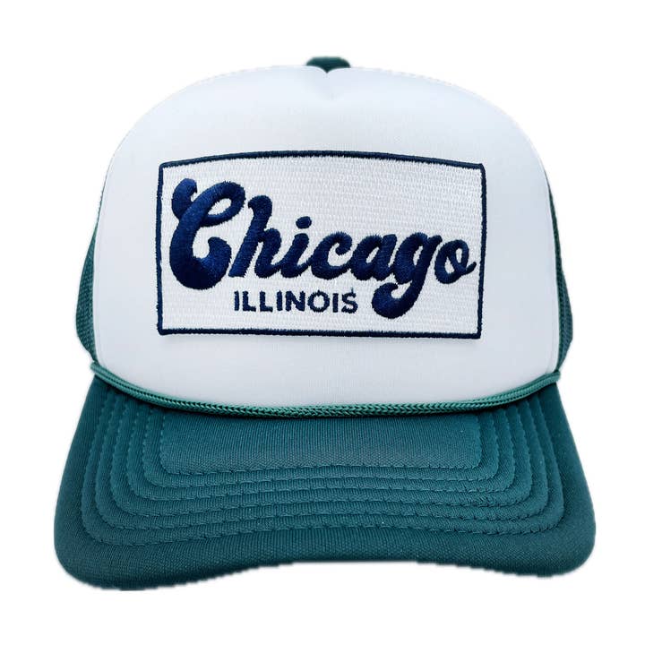 Hey Mountains - Wholesale Kids Hat - Kids - Kids Chicago, Illinois Trucker Hat