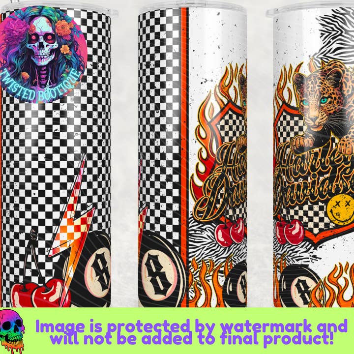 Harley Tumbler for wholesale by Twisted Bootique