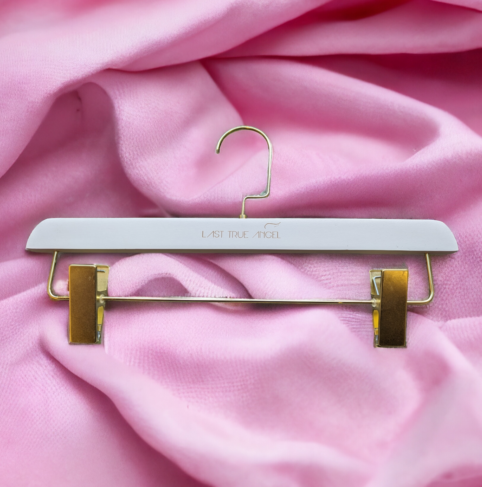 Last True Angel - Wholesale Clothes hangers - Last True Angel Branded Wooden Skirt Hanger1
