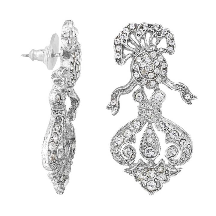 Antiquities Couture Crystal Repertoire Drop Earrings for wholesale by 1928 Jewelry