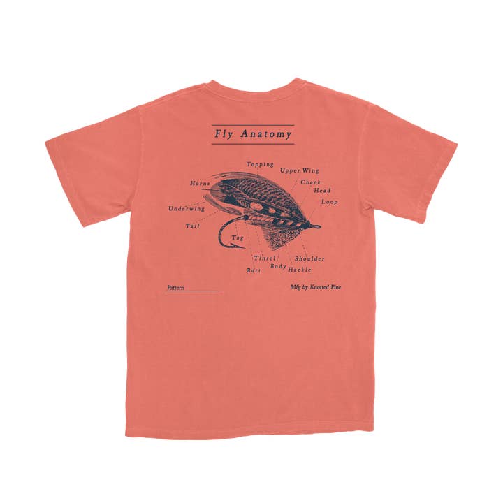 Fly Anatomy - Bright Salmon for wholesale by Knotted Pine Trading Co.