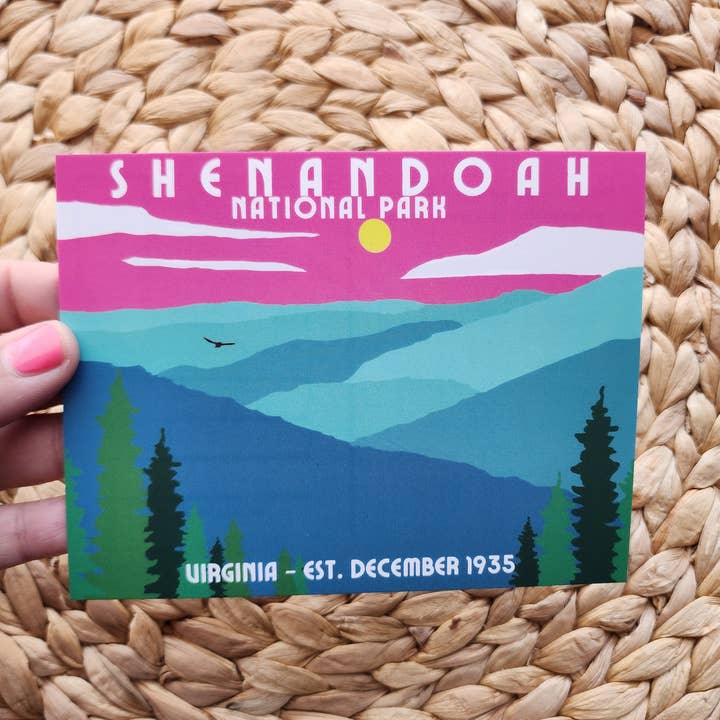 Shenandoah National Park Postcard - Virginia Landscape for wholesale by Cacti Rebel
