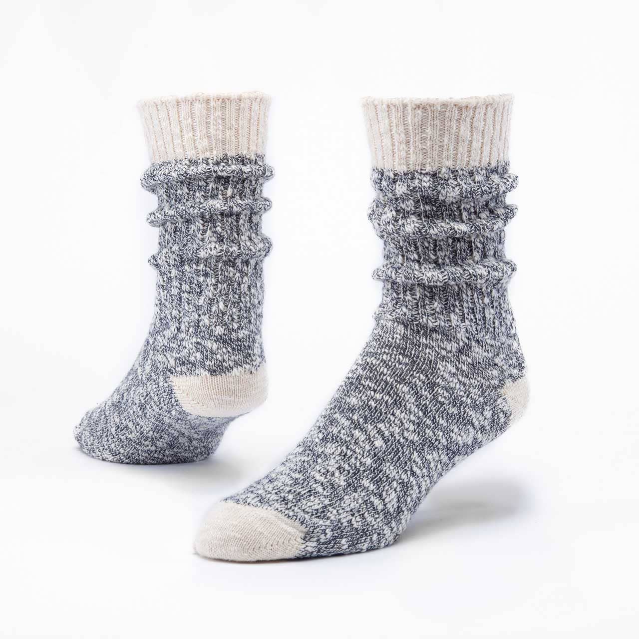 Maggie's Organics - Wholesale Socks - Unisex - Organic Cotton Heathered Ragg Socks2