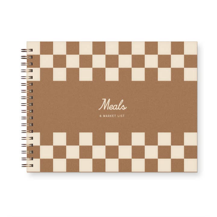 Ruff House Print Shop - Wholesale Planner - Checkerboard Meal Planner