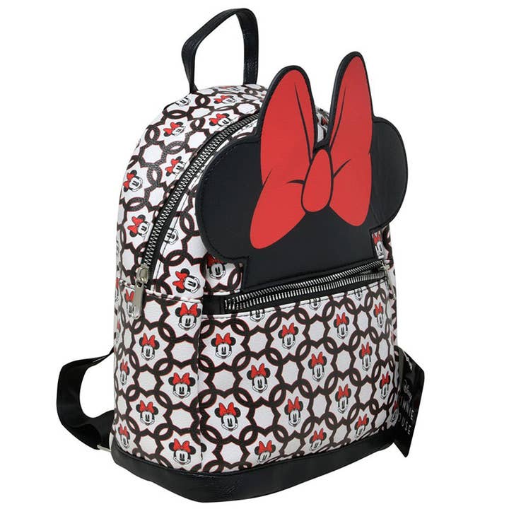 Deluxe Import Trading - Wholesale Backpack - Kids - Minnie 10" Deluxe Mini Backpack with Ears