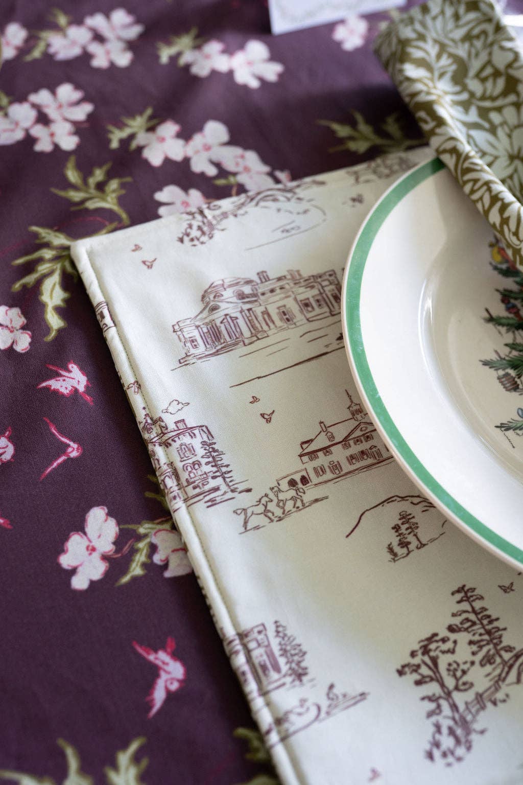 Studio E Bloom - Wholesale Placemat - Dinner Placemats - Blooming Dominion1