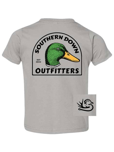 Southern Down Outfitters - Wholesale Screen-printed t-shirt – Kids - Mallard Duck Head Toddler Tee1