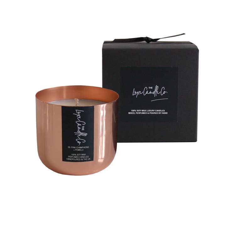 KUPFER-DUFTKERZE für den Großhandel von The Luxe Candle Co