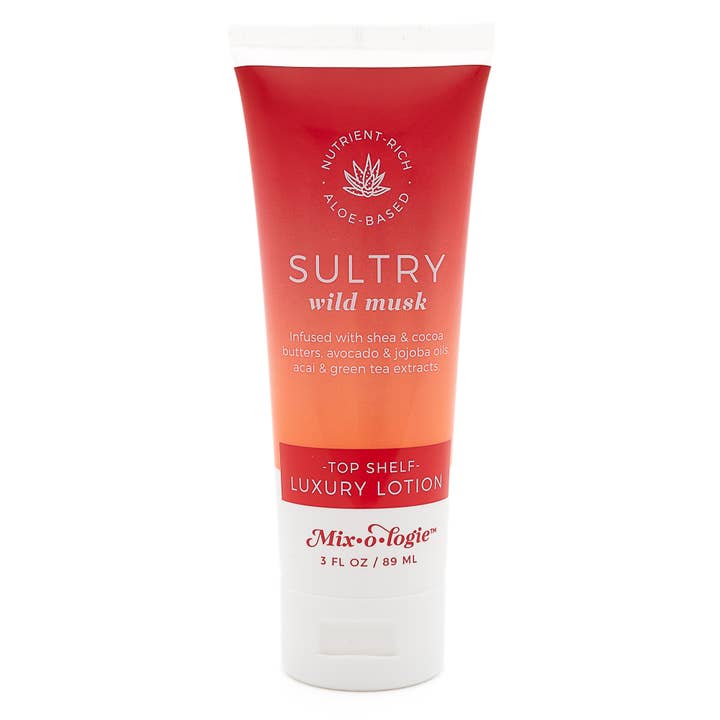 Sultry (wild musk) Top Shelf Luxury Lotion (3 Fl. Oz) for wholesale by Mixologie