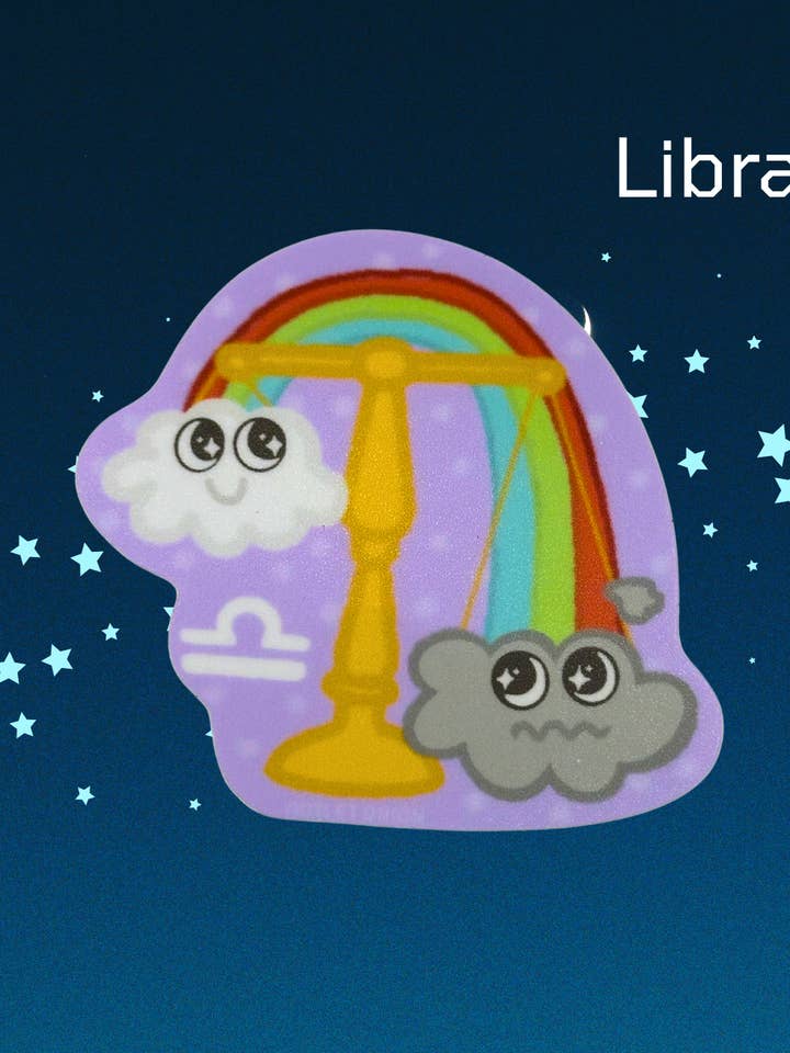 Libra Zodiac Sign Sticker for wholesale by Outlet Orion