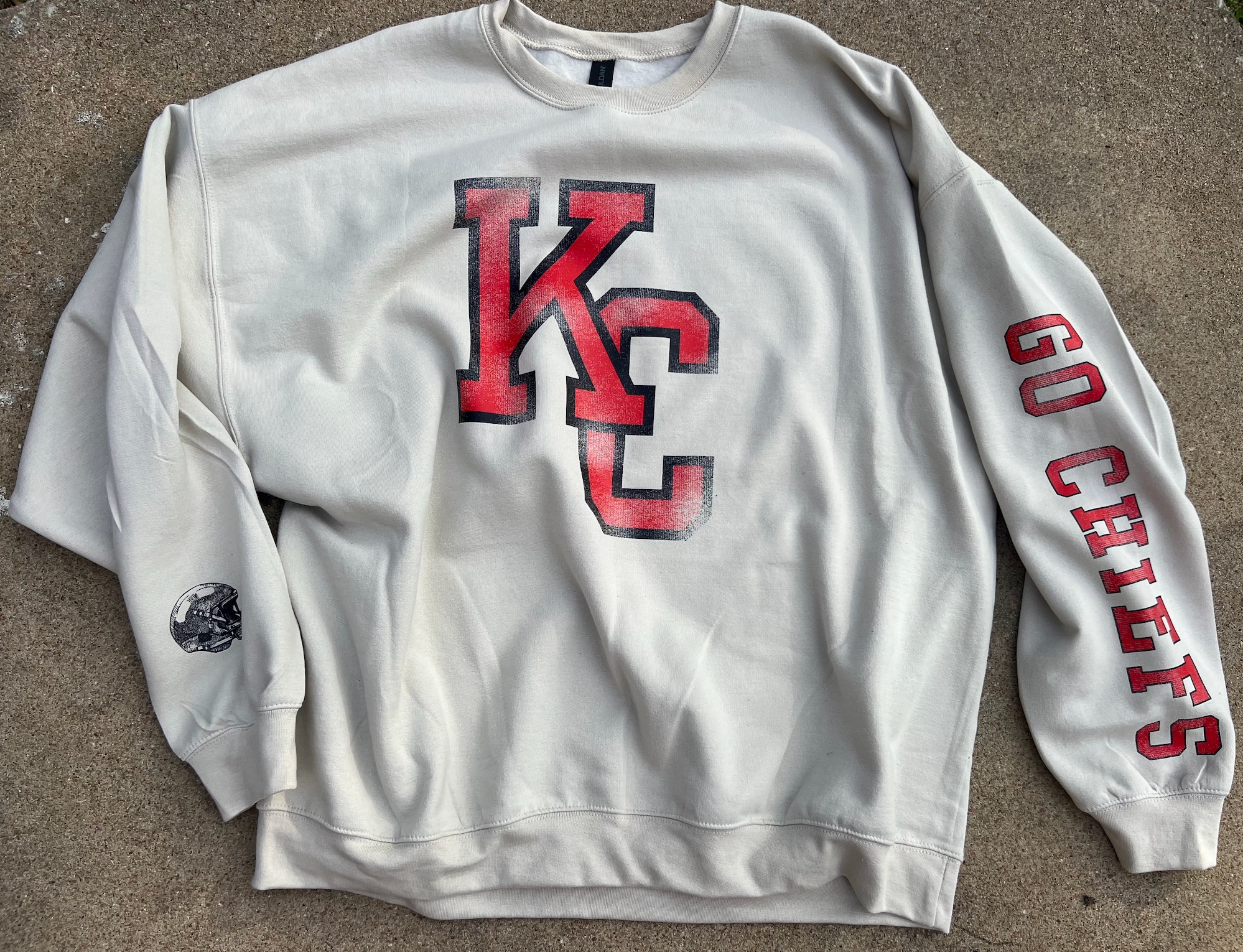 Banks & Co. – wholesale Sweatshirt med tryck - Dam – heja chiefs, kc tröja1