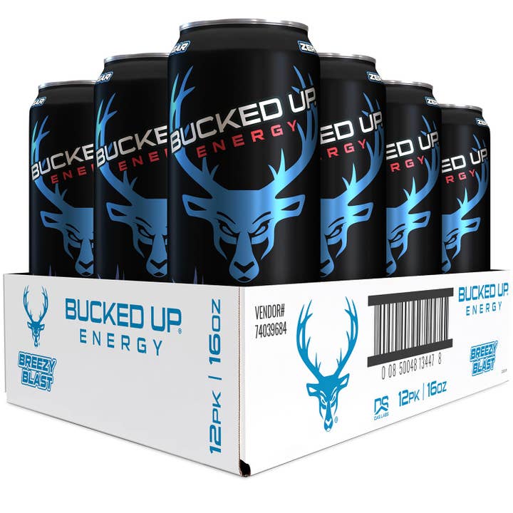 BUCKED UP ENERGY DRINK 12/16OZ BREEOZY BLAST für den Großhandel von L&F Universal Goods