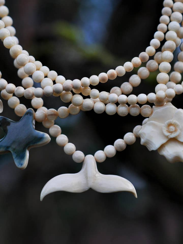 Whale Tail Necklace for wholesale by Ivory Jacks