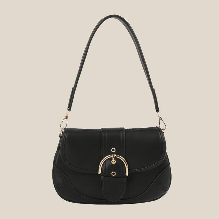 Anarchy Street - Wholesale Shoulder Bag - Women's - Leather Fashion Buckle Flap Shoulder Bag5