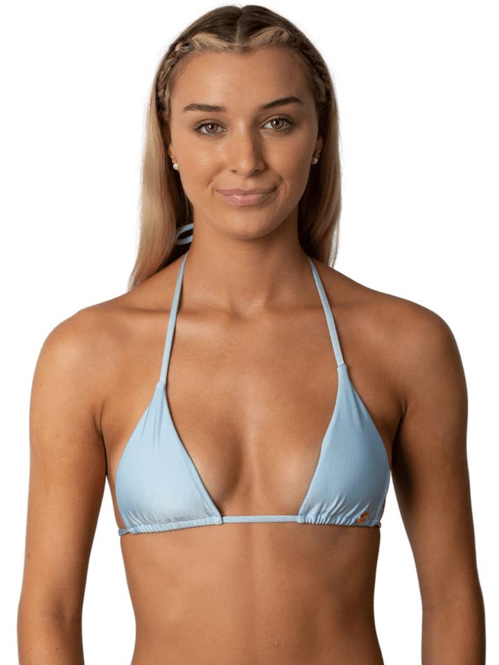 Baby Blue Bikini Top Tais for wholesale by CorpoBonito swimwear by Andreia
