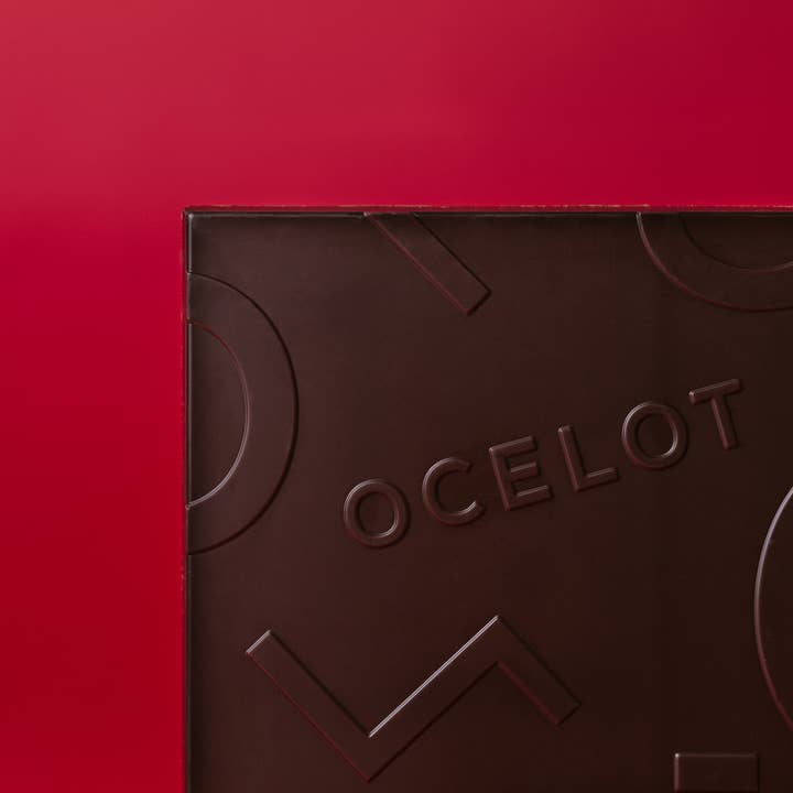 Ocelot Chocolate - Wholesale Chocolate Bar - Black Cherry - award winning Organic 70% dark choc bar, 70g3