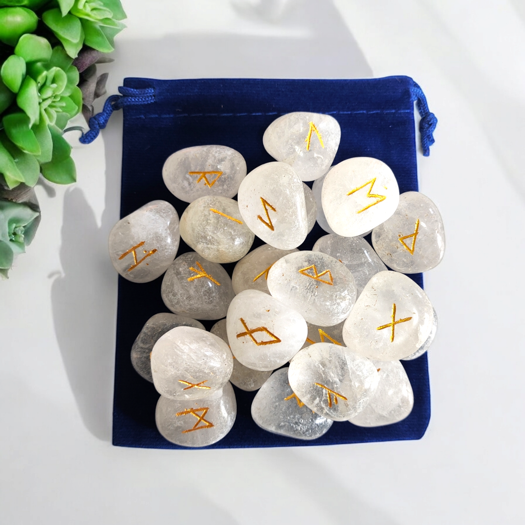 Magic Moon - Wholesale Spiritual Stone/Crystal - Crystal Quartz Runes0