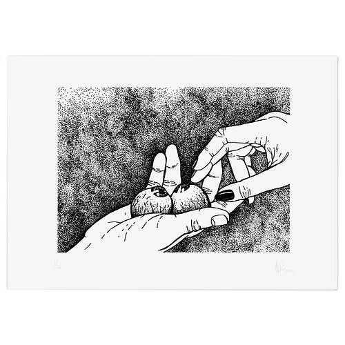 Limited Edition screen print I wish you could see yourself for wholesale by amesea