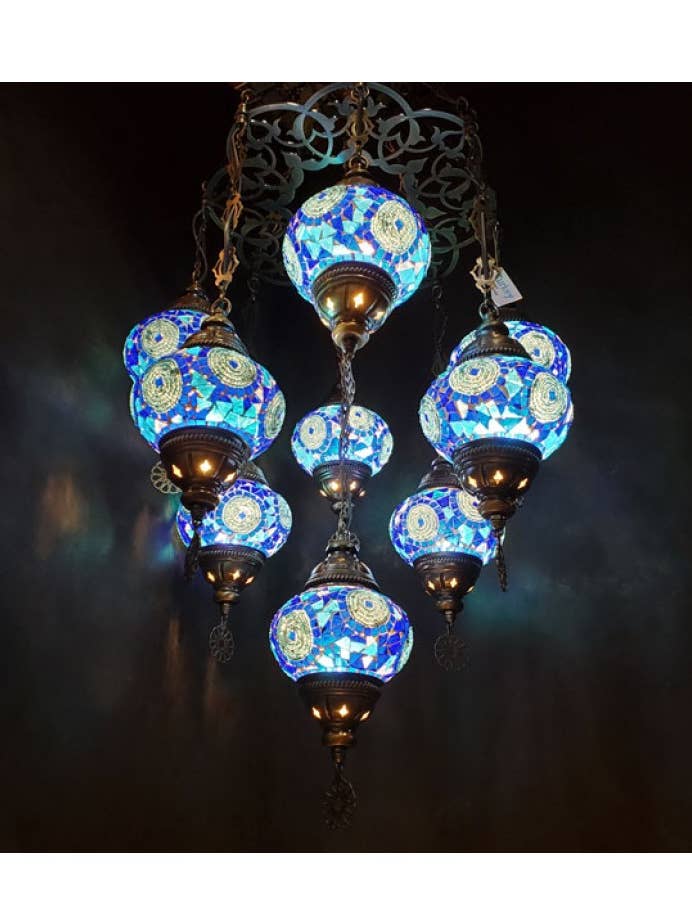 Ensemble de 9 pièces à suspendre en mosaïque pour la vente par Natto USA