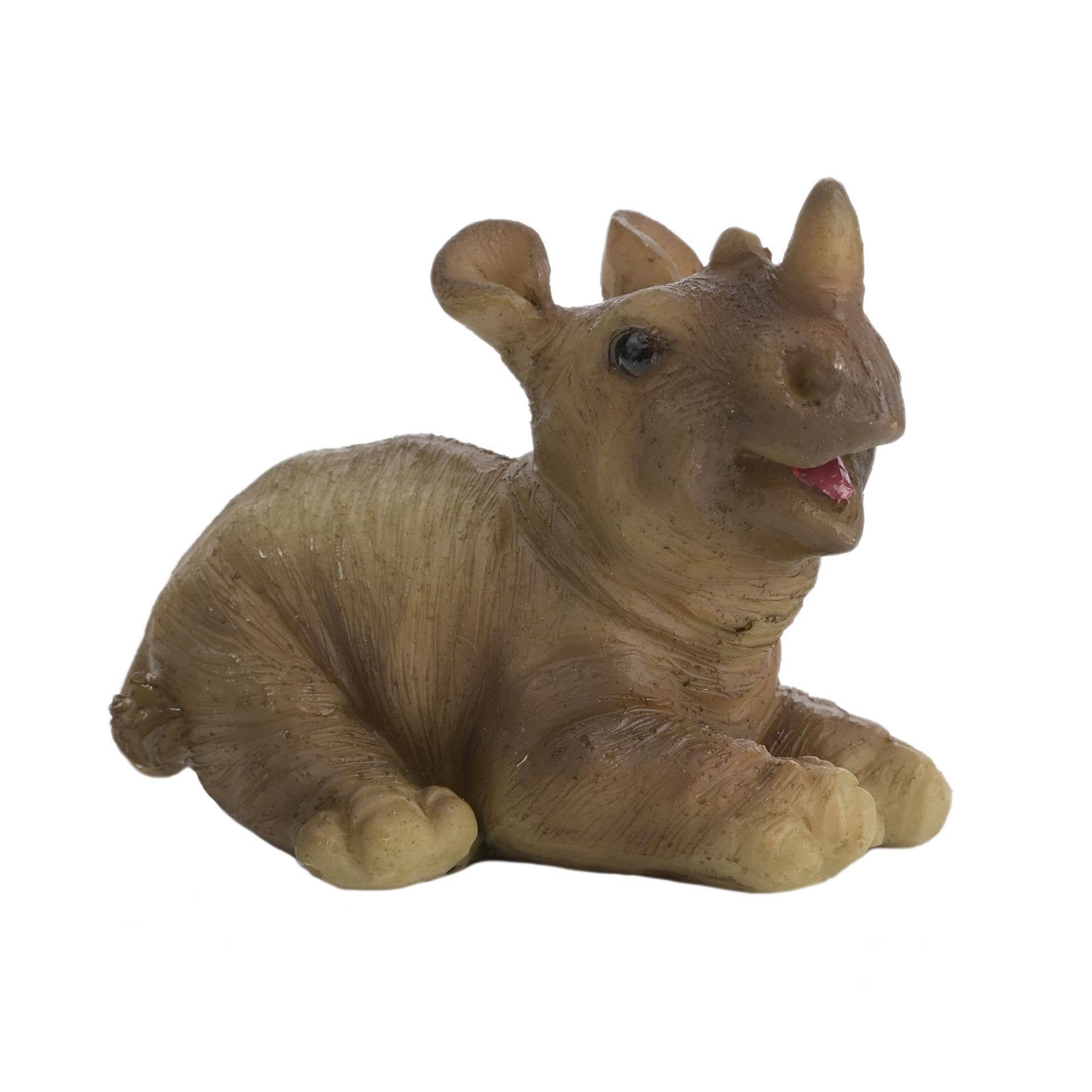 WIDDOP and Co. - Wholesale Decorative Figurine - **ASTD MULTI 6** Resin Rhino Calfs Figurine1