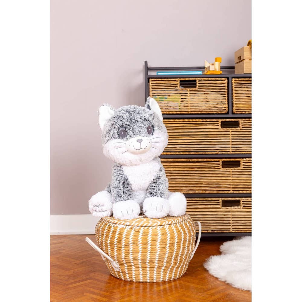 Pioupiou et Merveilles - Wholesale Stuffed/Plush Toy - Kids & Baby - Giant Plush Husky Dog Kodi 50cm - Made in France12