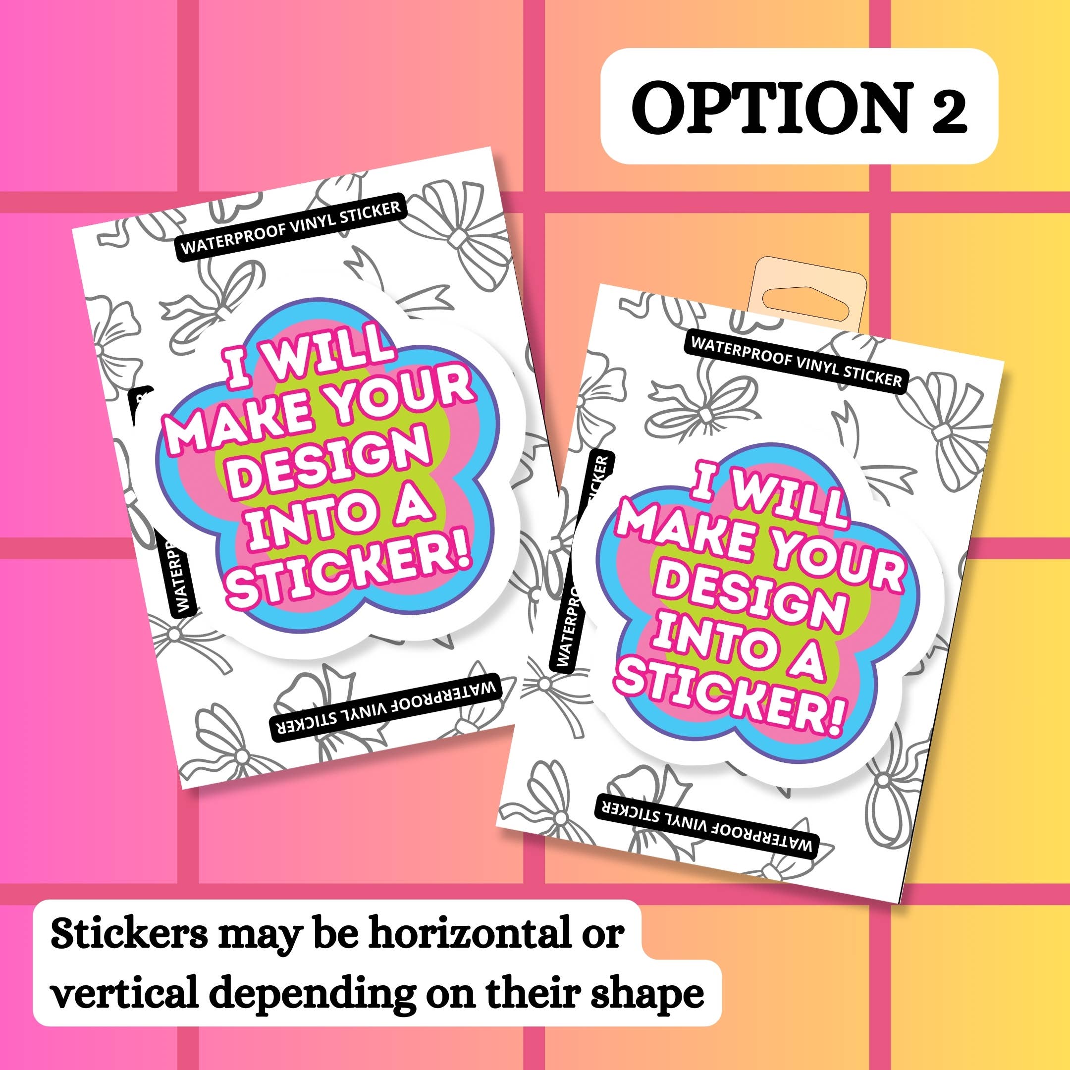 Stickers+ X Ashley Bexar - Wholesale Sticker - Custom Waterproof Vinyl Sticker (Your Design)3