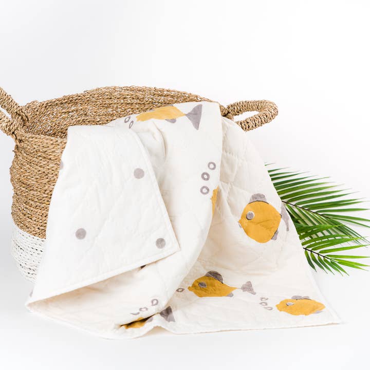 Coloranti naturali e 100% biologico: pesce a pois per la vendita all'ingrosso da parte di Srushti: Organic & Natural Dyes