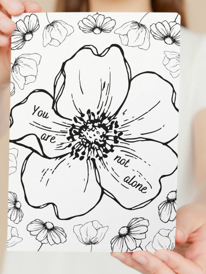 Infertilidade e luto Impressão Física de Parede Arte de Parede - You Ares Nnot Alone por atacado de Zelie Crafts