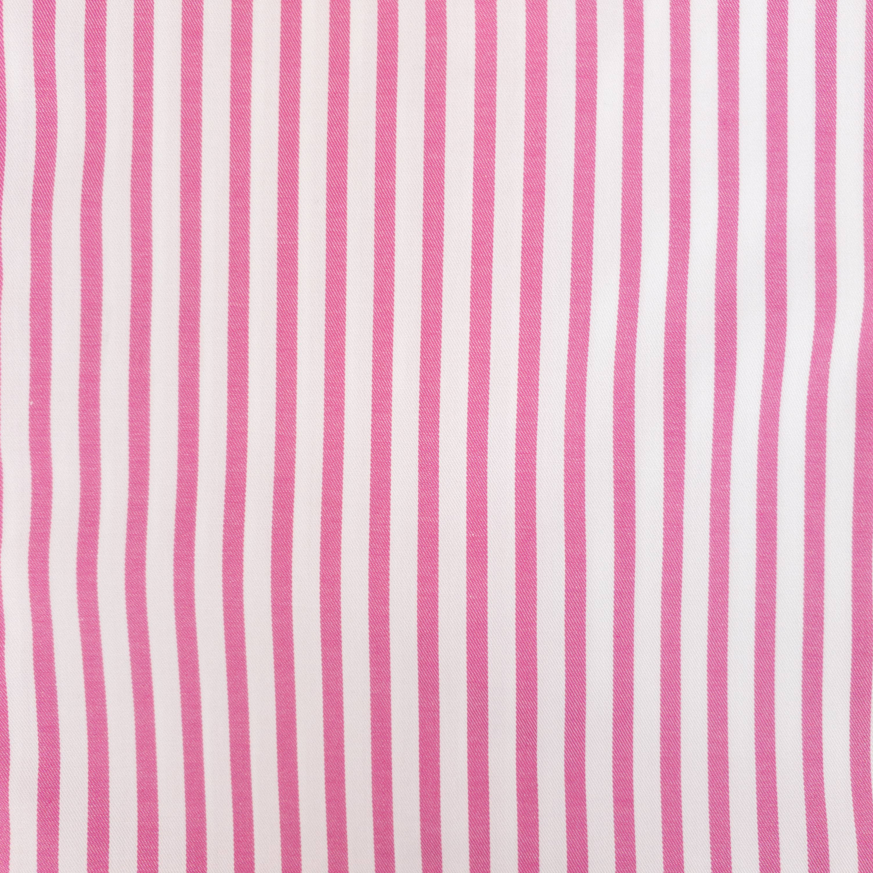 Salamander Shirts Ltd – wholesale Tröjor – Dam – Grenouille damskjorta med rosa och vita ränder, fransk dubbelmanschett8