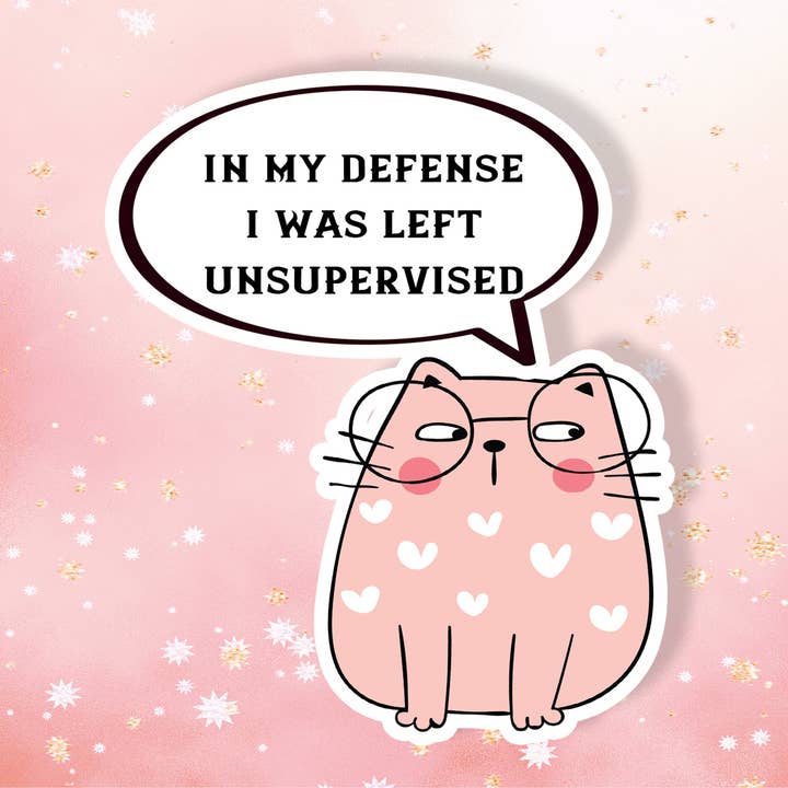 I mitt försvar lämnades jag ensam klistermärke metafysisk för wholesale av London Luxury Candles