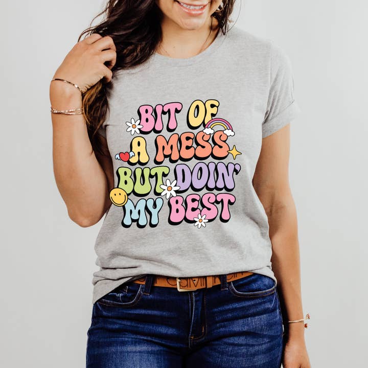 Un peu de désordre mais je fais de mon mieux T-shirt pour la vente par SimplyAbloom