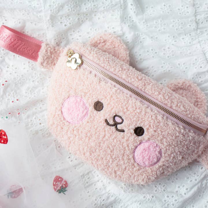 Pink Strawbeary Fanny Pack ♡ for wholesale by LoveAprilMoon
