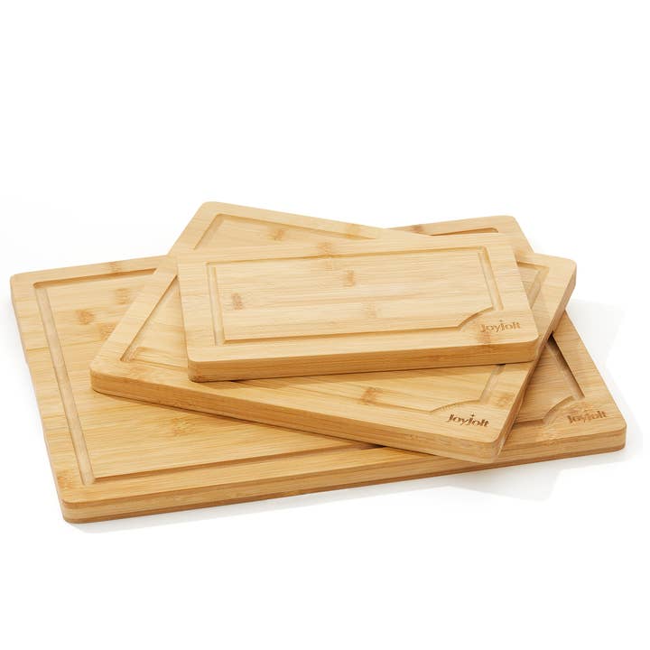 JoyJolt - Wholesale Cutting Board - Bamboo Cutting Board - Set of 3 Different Sizes2