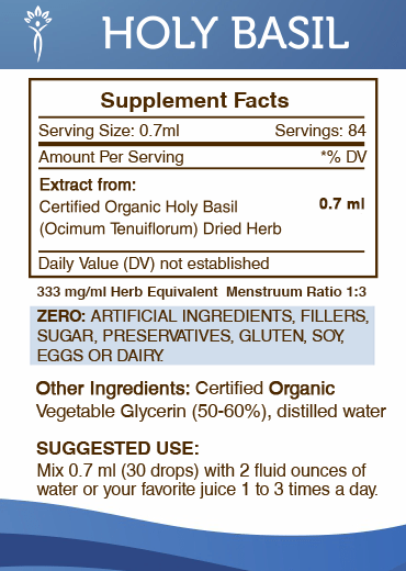 Secrets Of The Tribe - Wholesale Tincture - Holy Basil Tincture1