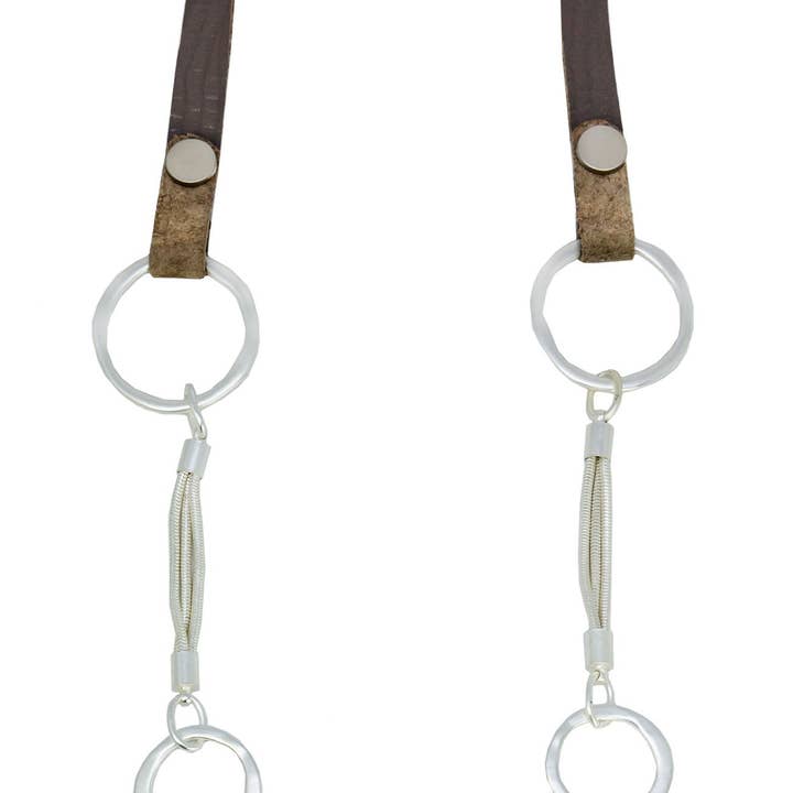 Matte Silver Chain Necklace for wholesale by Status Collections