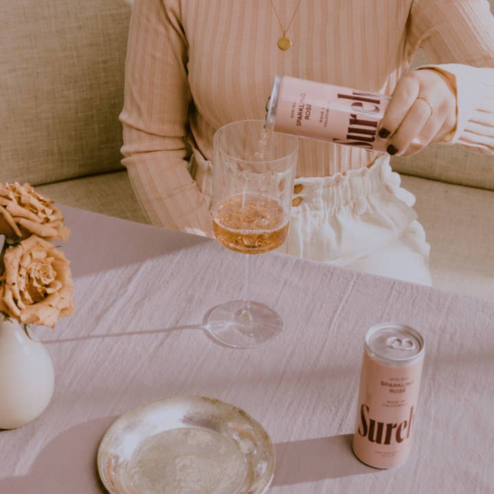 Surely Wine - Wholesale Non-Alcoholic Spirits/Wine/Beer - Non-Alcoholic Sparkling Rosé Can 4-Pack
